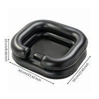 Inflatable Shampoo Basin Rectangular Bedside Shampoo Basin Air Valves Portable Hair Washing Sink