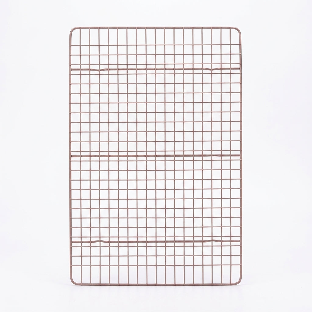 Metal Baking and Cooling Rack, Non-stick, White, 15 Inches