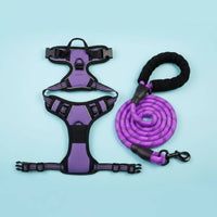 Dog Harness and Leash Set Easy Control Handle No-Pull Dog Harness for Large Dogs