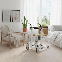 Lifting Nursing Chair Removable Tray Mobility Aid Foldable Footrest for Hospital