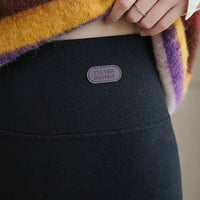 High Waist Leggings for Women with Soft Blend Material, Cropped Gym with Elastic for Everyday Wear and Autumn