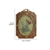 European-Style Tabletop Frame Bow Ornament Home Decor Embossed Design