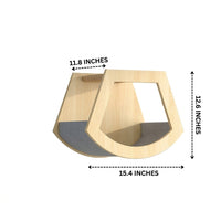 Cat Climbing Frame with House and Scratching Pole, Solid Wood Perch Activity Centre, Wall Mounted Indoor Playground, 20kg Maximum Load Capacity