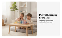 Educational Math Board Hands-on Learning Educational Math Toy Slanted Addition Subtraction Board for Young Learners