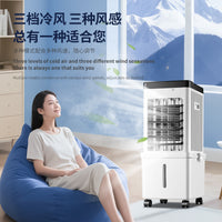 Evaporative Air Cooler Fan with Remote Control, Quiet, Energy Saving, Standing, US Plug