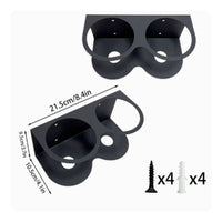 Spray Bottle Rack with Bracket Heavy-Duty Wall Mount Rack Sturdy for Bathroom