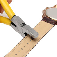 5 Inch Mini Watch Strap Punch Pliers for Leather DIY Hole Punching