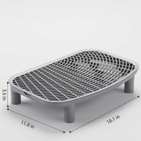 Cat Litter Mat with Double Layer Litter Trapping, Cat Toilet Control Sand Tray, Four Seasons Universal Litter Control Mat for Indoor Use