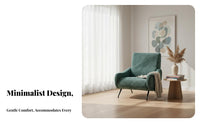Boucle Armchair Modern Design Lounge Chair Minimalist design Nordic Inspired for Homeowners, Readers, perusing cozy spot
