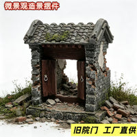 Resin Zen Garden House Ornament for Aquarium and Terrarium