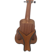 Ukuleles Stand Detachable Wooden Stand with Cushioned Border Compact Ukuleles Holder for Music Studio, Bedroom