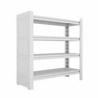 Adjustable Metal Utility Shelf Freestanding Organizer Shelf Multi-layer Storage Rack Heavy Duty Garage Shelving Sturdy Steel Construction Customizable Suitable for Laundry Room Kitchen Garage