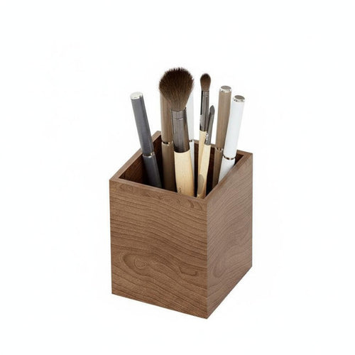 Rotating Multi-Compartment organizer Large Capacity Makeup Brush Container for Women