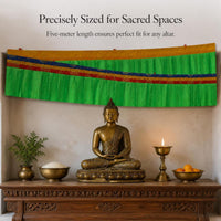 Tibetan Buddhist Altar Cloth Wall Hanging Table Skirt Decoration 5m