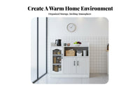 Multi-Functional Kitchen Buffet Cabinet Ample Storage Space Modern Tea Cabinet Large Capacity Dining Room Credenza Versatile Use for New Homeowners, Apartment Dwellers, Families, Home