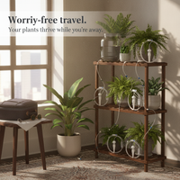 Automatic Plant Watering System with Adjustable Drip Emitters for Indoor & Outdoor Plants