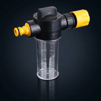 Garden Hose Foam Sprayer for Car Cleaning and Detailing, Adjustable Foam Lance with Dispenser Bottle, Pressure Washer Quick Connect, Spray Nozzle