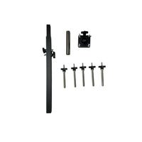 5-Group Cowbell Mount with Plastic Bells 4" 5" 6" 7" 8" for Percussion