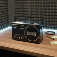 AM Frequency Modulation SW Radio Boombox Telescopic Antenna Portable Tape Player