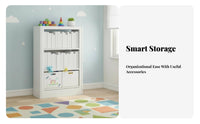 Multi-Tier Storage Single Unit with Drawers Minimalist Design Storage Single Unit with Drawers Large Capacity Easy Assembly