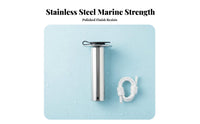 Stainless Steel Boat Rod Holder Stainless Steel Fishing Rod Holder Boating Hardware Rust-Resistant for Yacht