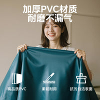 充气脚凳便携充气脚垫旅行神器腿凳飞机高铁用可调节高度无座神器