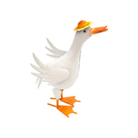 Duck Sculpture Iron Duck Statue Cute for Garden, Pond