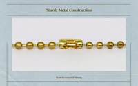 Metal adjustable fan pull chain
