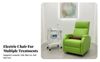 Multi-Functional Motorized cosmetic Lounger Fully Reclinable Salon Equipment Electric Adjustment Treatment Couch Ergonomic Support for Nail technicalnicians, Lash Artists, Estheticians, Eyelash Studios, Cosmetic Clinics, Spas