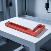Woodworking Square Aluminum Alloy Right Angle Ruler L-Square Ruler 90-Degree Measuring Tool Laser-Etched for Woodworkers