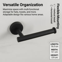 Cabinet and Bedroom Hanging Rack for Kitchen Organization, No Drill Stainless Steel Hook for Easy Setup, Versatile Coat for Wardrobes