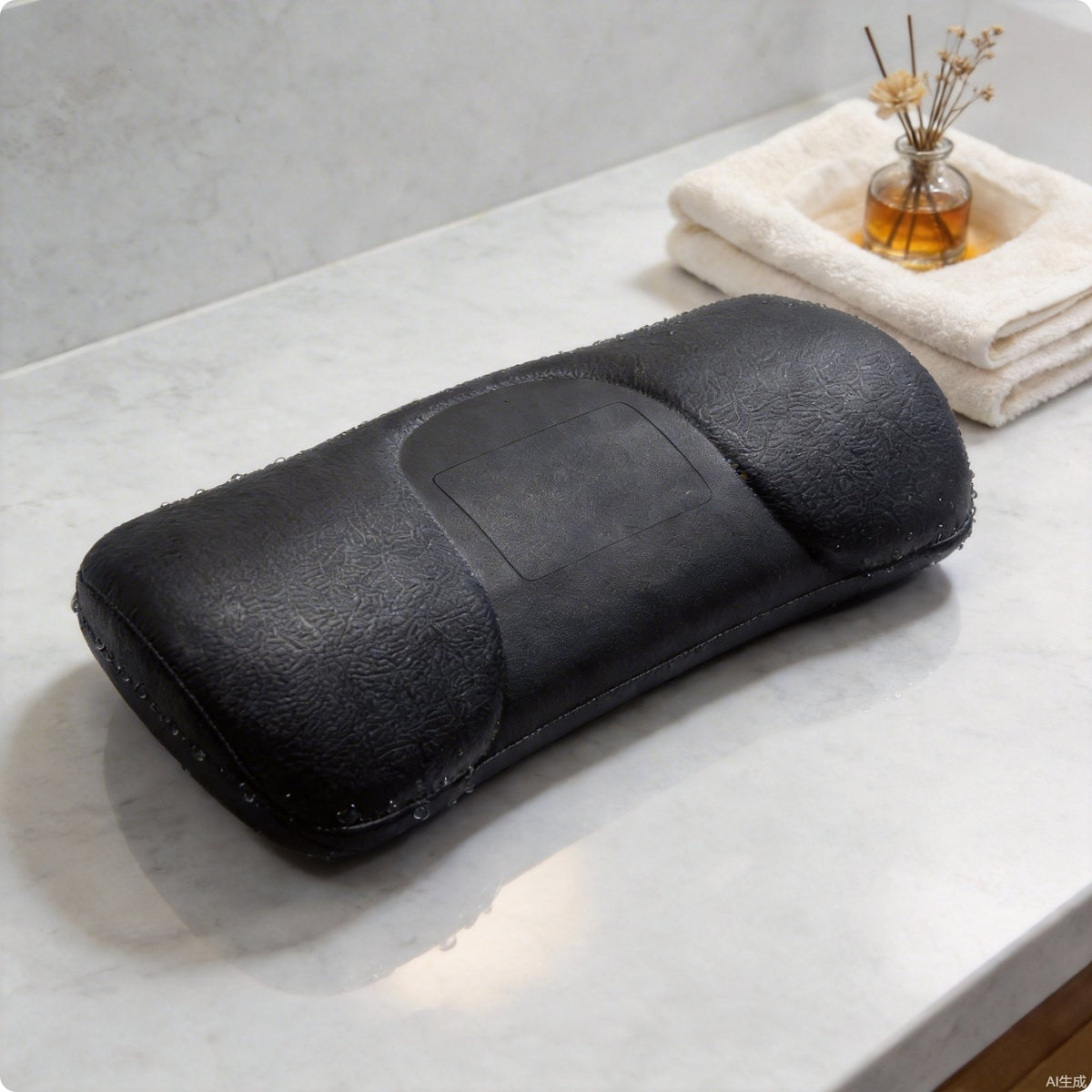 Suction Holder Bath Pillow Moisture Resistant Home Accessory Comfortable