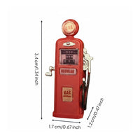 1/64 Scale Gas Pump Weathered Finish Display Accessory Resin Material