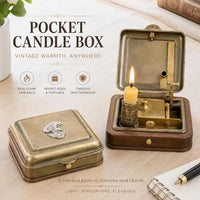 Portable Metal Candle Box with Innovative Design
