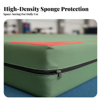 Thick Foam Landing Mat Sponge-Core Padding High Jump Cushion Versatile Thick Crash Pad for Gymnasts, Climbers, Dance Studio, Dojo, School