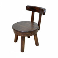 Upholstered Short Stool Retro aesthetic Footrest Padded pad for Children, Adults