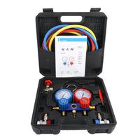 Automotive AC Refrigerant Pressure Gauge and Charging Tool Set for R134a