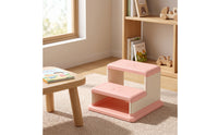 Two-Tier Step Stool Non-Slip Children's Step Stool Sturdy for Young Children, Children, Washroom, Toilet Training, Kitchen