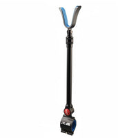 Aluminum Fishing Rod Holder Sturdy Duty Telescopic Rod Rest Clamp-on Pole Holder Adjustable Portable for Big Game Fishermen