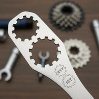 Sturdy Metal Cassette Lockring Remover Easy to Use Cycle Cassette Removal Wrench Long Handle Freewheel Remover 11 Speed for Workshop