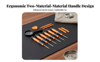 13 Pieces 13-in-1 Exact Screwdriver Set Rotating End Cap Exact Screwdriver Set Electronics Repair Tool Kit for Hobbyists
