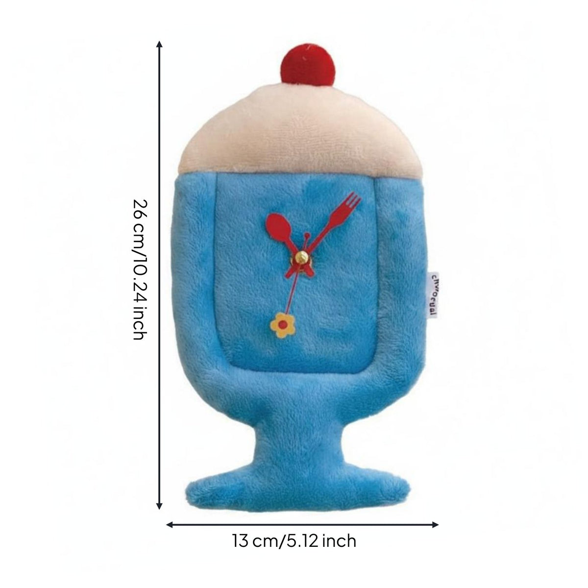 Ice Cream Wall Clock Colorful Ice Lolly Clock Noiseless Mechanism Home Decor