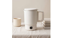 Compact Foldable Electric Kettle Space-Saving Hot Water Kettle Lightweight Mini for Travelers, Students, Dorm Room, Hotel, Office