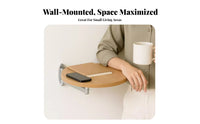 fold-downflappanel vertical Desk Foldable Design surface-mountedmounted Shelf Multifunctional Workstation