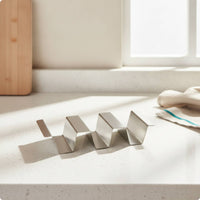 Tacos  Rack with Handle Flat-Bottom Tacos  Holder Metal Culinary Forming Rack for Kitchen