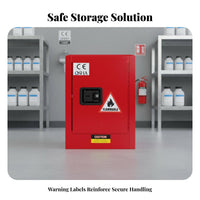 Storage Cabinet Twin-Wall Construction Cabinet Lockable for Researchers, Mechanics, Factories, Workshops, Workshop