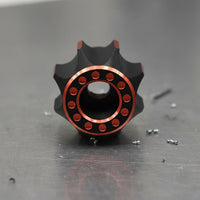 Rotary Adjustment Knob Anodized Finish Aluminum Control Wheel Knob CNC Machined