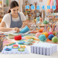 网格定位板编织板特厚泡沫编绳方格 T型针别针固定方格毛线定型板