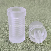 台球杆3/8-8牙保护套8牙透明亚克力保护套球杆中轮保护套台球用品