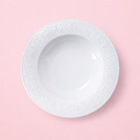 Alice Lace Soup Plate, 8.75 Inch Ceramic Dinnerware